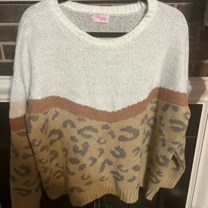 Cheetah Fall Sweater